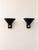 1970s Vintage Wall Sconces in Matte Black Metal, Italy, 1980, Set of 2 For Sale - Image 5 of 7