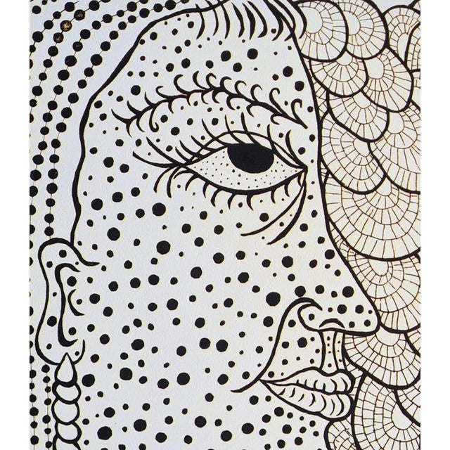 Yayoi Kusama "Self Ritratto" Limited Edition Lithograph (After). Limited Edition Lithograph of 500 - Numbers signed in...
