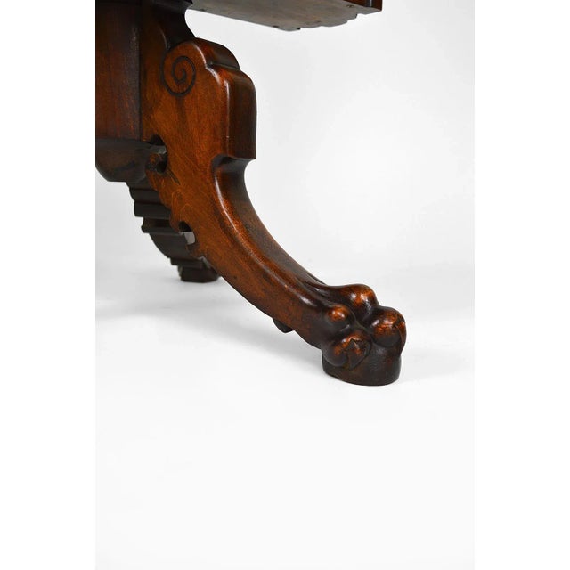 Japonaiserie Bookcase Pedestal Table Attributed to Gabriel Viardot, 1880s For Sale - Image 17 of 18