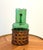 Mid 20th Century Vintage Green Blown Glass Pitcher With Wicker Basket Wrap – Possibly Empol For Sale - Image 5 of 13