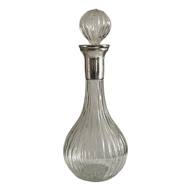 Vintage Crystal Decanter, 1970s For Sale