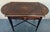 Late 19th Century Italian Classic Walnut Marquetry Desk Writing Table With Two Leafs For Sale - Image 9 of 12