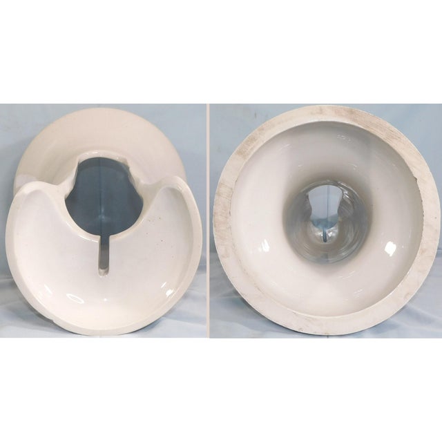 Antique 1918 Trenton Potteries Company Impervio Large Vitreous China Pedestal Sink With Rare Faucet For Sale - Image 17 of 18