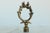 Bronze Tone Laurel Wreath Lamp Finials - A Matching Pair For Sale - Image 4 of 4