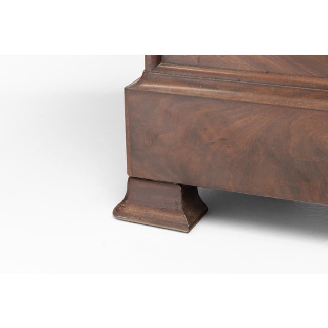 Brown Antique Commode in Mahogany, 1880 For Sale - Image 8 of 9