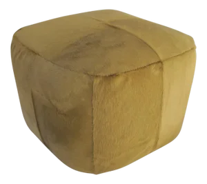 Calfskin Ottoman from Whittemore & Sherrill