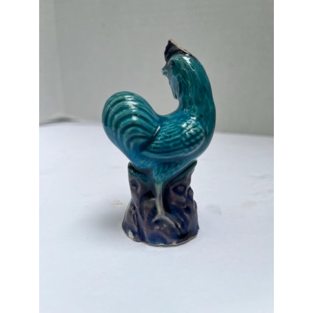 Chinoiserie Chinese Porcelain Chicken For Sale - Image 3 of 6