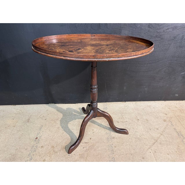 Georgian Mahogany Tilt Top Table, 1800 For Sale - Image 9 of 9