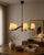 Vintage Glass Chandelier attributed to Stilnovo, 1960 For Sale - Image 9 of 9