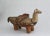 Crafted by Berber women in the Rif Mountains of Northern Morocco in the 1970's. Hand modeled and pit-fired animal figurine...
