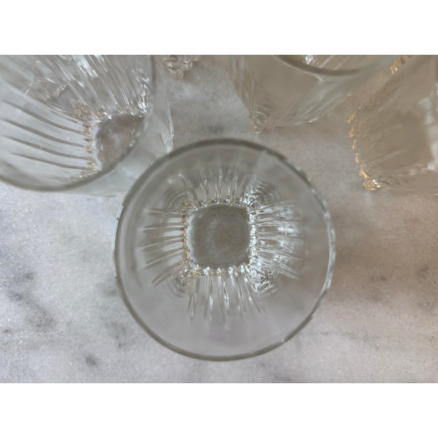 Transparent Mid 20th Century Mid Century Modern Small Park Avenue Glasses by Federal Glass Company - Set of 7 For Sale - Image 8 of 10