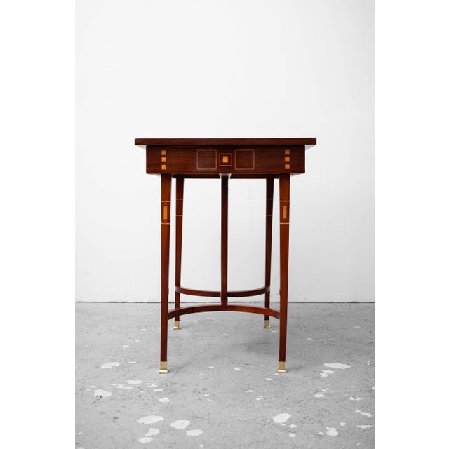 Small Art Nouveau Side Table by K.u.K Hofkunsttischlerei Bernhard Ludwig, Vienna, Austria, 1905 For Sale - Image 16 of 18