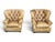 Ralph Lauren 1980s Ralph Lauren Style Leather Writer's Chair Wingback a-Pair For Sale - Image 4 of 18