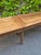 Large antique French work table dating from approximately 1750–1850, made of solid oak. The table was originally used in a...