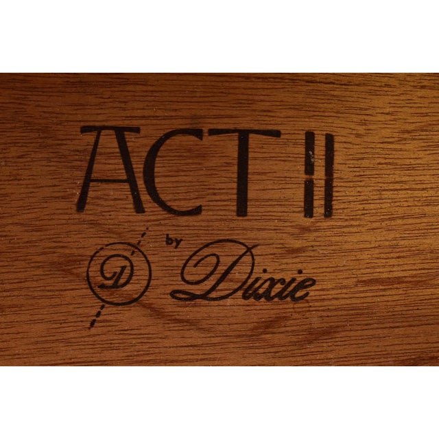 Henredon Style Mid-Century Modern Campaign Oak Bachelor Chest, Circa 1970s For Sale - Image 10 of 15