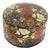 Vintage Hand Painted Kashmir Lacquered Trinket Box For Sale