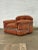 Brown Italian Armchair by Adriano Piazzesi For Sale - Image 8 of 8