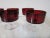 Mid 20th Century Mid-Century Modern French J. G. Durand Arcoroc Ruby Dessert Glasses - Set of 6 For Sale - Image 5 of 10