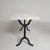 Beige Bistro Table with Marble Top and Cast Iron Frame, Paris, France, 1930s For Sale - Image 8 of 18