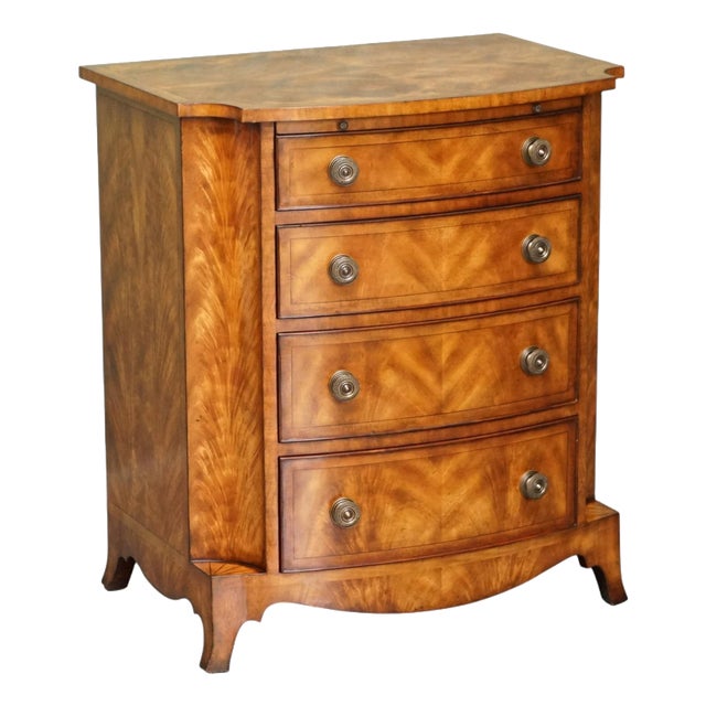 Flame Hardwood Ibthorpe Chest of Drawers by Stephen Church for Theodore Alexander For Sale