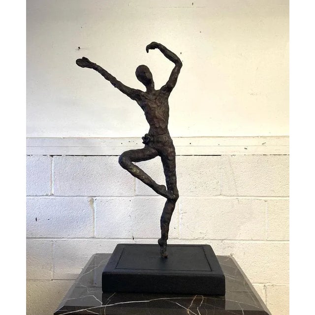 Mid Century Vintage Modern Female Ballerina Original Sculpture This very unique sculpture of young ballerina's hands...