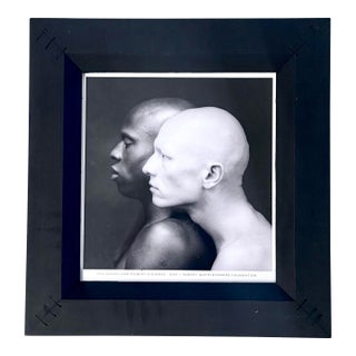 Original Reproduction B/W Photo Print of Ken Moody & Robert Sherman , 1984 Photographed by Robert Mapplethorpe For Sale