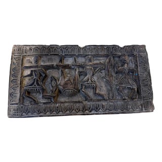 Carved Old Wood Wall Plaques For Sale