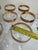 Glass Vintage 1970s Lenox "Autumn" Pattern Set of Fifteen (15) Crystal Wine Glasses With Gold Band Encrusted 7.5" High - Set of 15 For Sale - Image 7 of 17