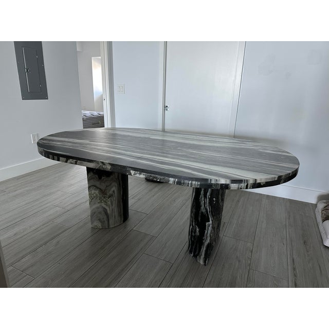 Cb2 Julius Marble Dining Table Chairish