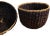 Mid 20th Century Mid 20th Century Woven Acorn Basket – Rare Decorative Storage Basket | Dark Brown Two-Piece Acorn Design | 11” Tall For Sale - Image 5 of 9