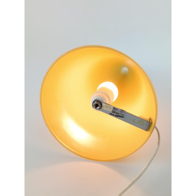Conical Glass Table Light from SCE, France, 1980s For Sale - Image 6 of 12