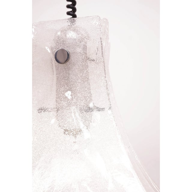 Murano Glass Hanging Lamp from Kalmar For Sale - Image 6 of 11