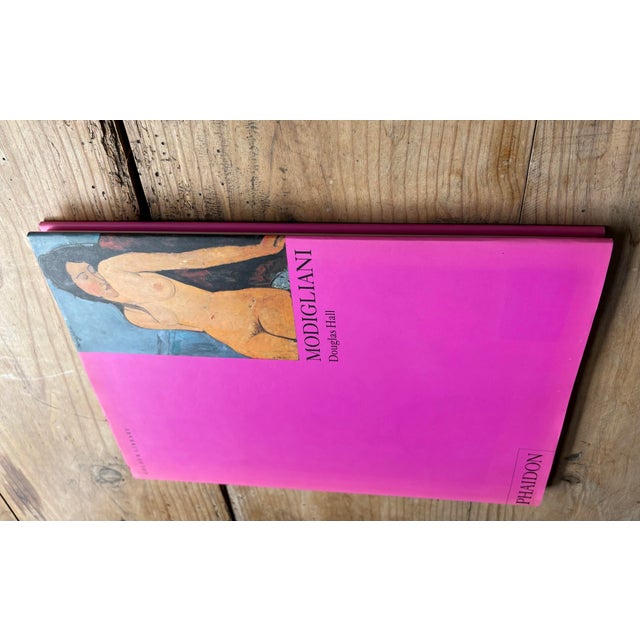 Paper Modigliani Art Book by Douglas Hall – Phaidon Colour Library, Pink Cover For Sale - Image 7 of 10