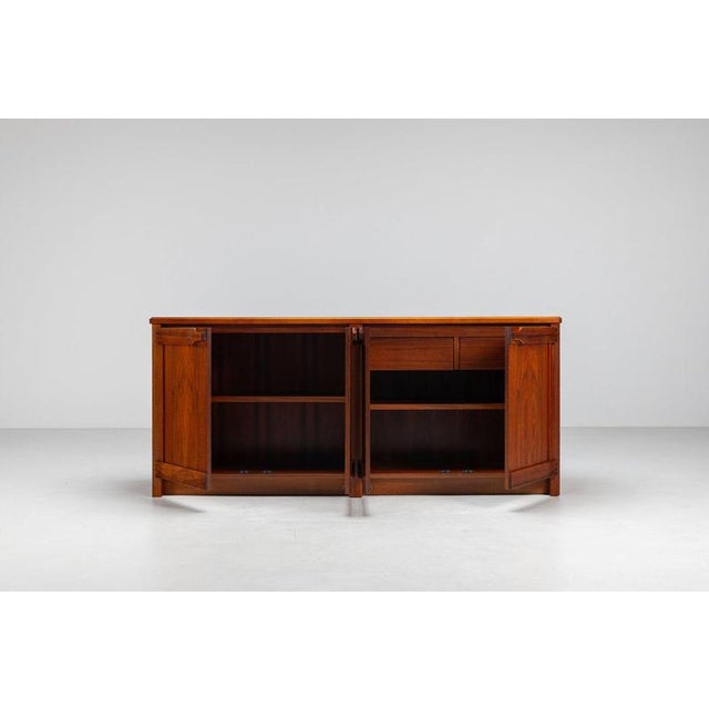 1960s Sideboard in Walnut by Franz Xaver for Sproll, Switzerland, 1960 For Sale - Image 5 of 14