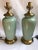 Wildwood Vintage Wildwood Chinoiserie Celadon and Brass Lamps - a Pair For Sale - Image 4 of 7