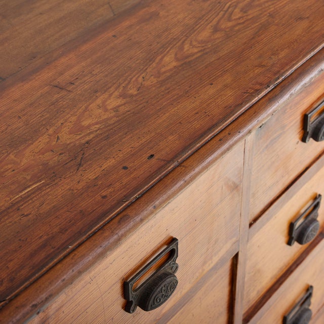 Large French Oak Apothecary Cabinet, 1930s For Sale - Image 4 of 11