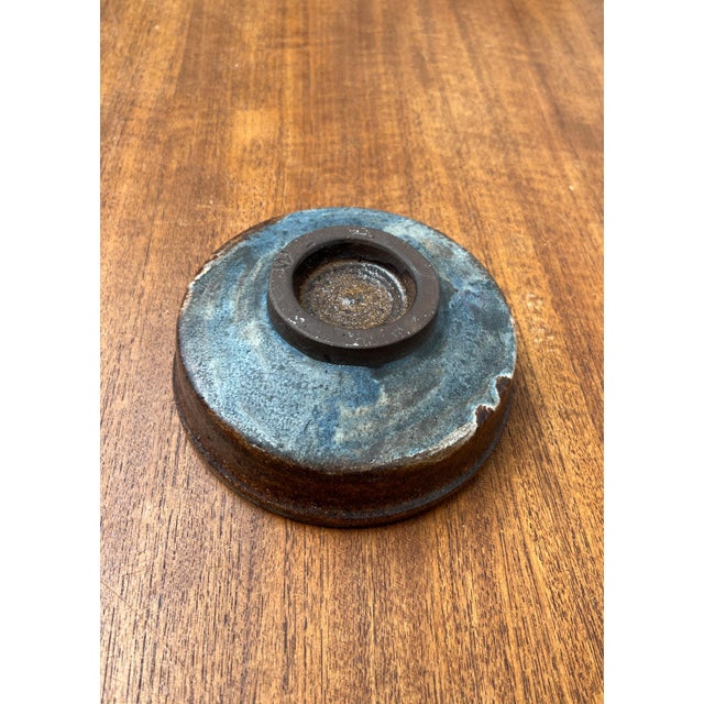 Beige Mid-Century German Studio Pottery Bowl by Volker Ellwanger, 1960s For Sale - Image 8 of 17