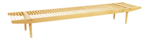 Milo Baughman for Glenn of California Mid Century Long Dowel Bench