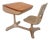 1940's American Seating Co. School Desk and Chair For Sale