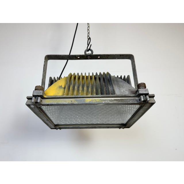1980s Vintage Grey Theater Spotlight with Glass Cover from Elektrosvit, 1980s For Sale - Image 5 of 18