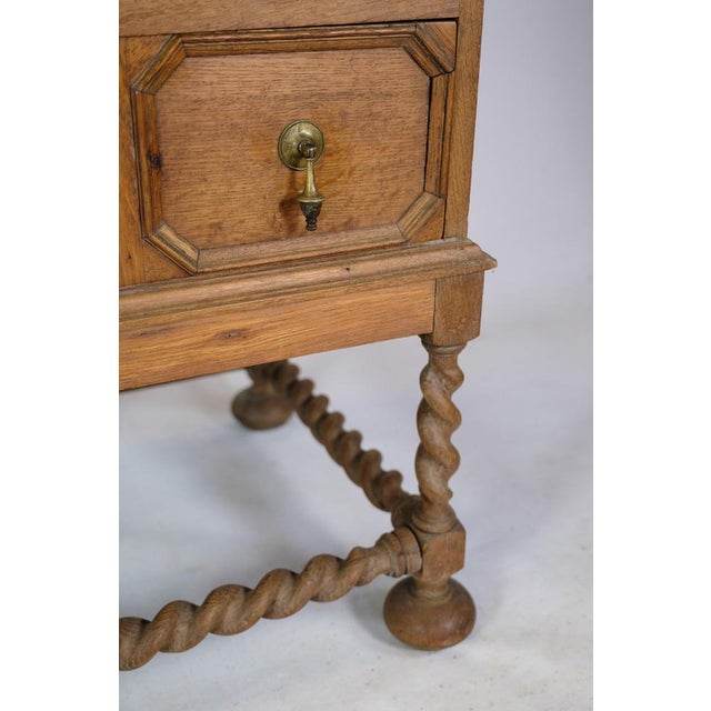 Brown Chatol with Upper Cabinet in Oak with Wood Carvings, England, 1890s For Sale - Image 8 of 18