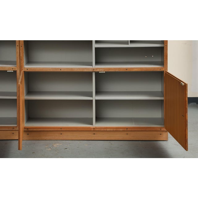 2-Piece Scandinavian Oak Bookcase System by Børge Mogensen, Denmark 1970s For Sale - Image 14 of 17