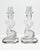 Cambridge Glass Company Cambridge Dolphin Fish Clear Glass Candlesticks For Sale - Image 4 of 18