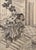 This listing is for a gorgeous antique Japanese woodblock print by famed Edo Period artist, Katsushika Hokusai 葛飾 北斎...