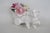 Thorley Bone China Figurine Poodle Pulling Cart of Flowers Made in England 5155b For Sale - Image 13 of 16