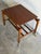 Vintage Danish Modern Teak Bar Cart Serving Trolley on Casters For Sale - Image 9 of 9