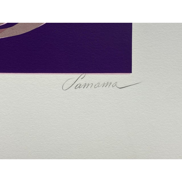 Post Modern Serge Samama Tulips Serigraph, 1983 For Sale - Image 11 of 14