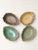 Japanese Japanese Kiln-Transmuted Leaf-Pattern Ceramic Small Dish - Set of 4 For Sale - Image 3 of 7
