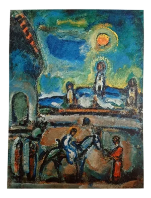 Georges Rouault, The Run to Egypt, Lithograph, 1988