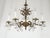 Antique 6 Light Splendid Shimmering Stately Brass Cut Lead Crystal Chandelier ~ Rewired ~ Restored ~ Rejuvenated ~ Ready to Hang ~ For Sale - Image 4 of 12